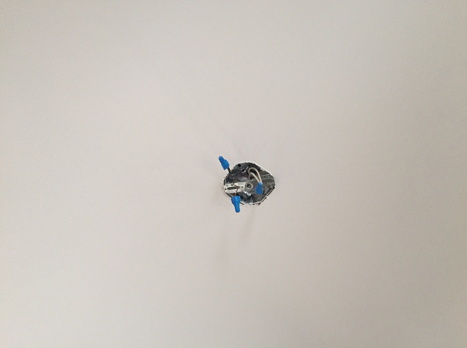 Replacing a ceiling mounted light