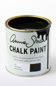 Annie Sloan Graphite Chalk Paint.
