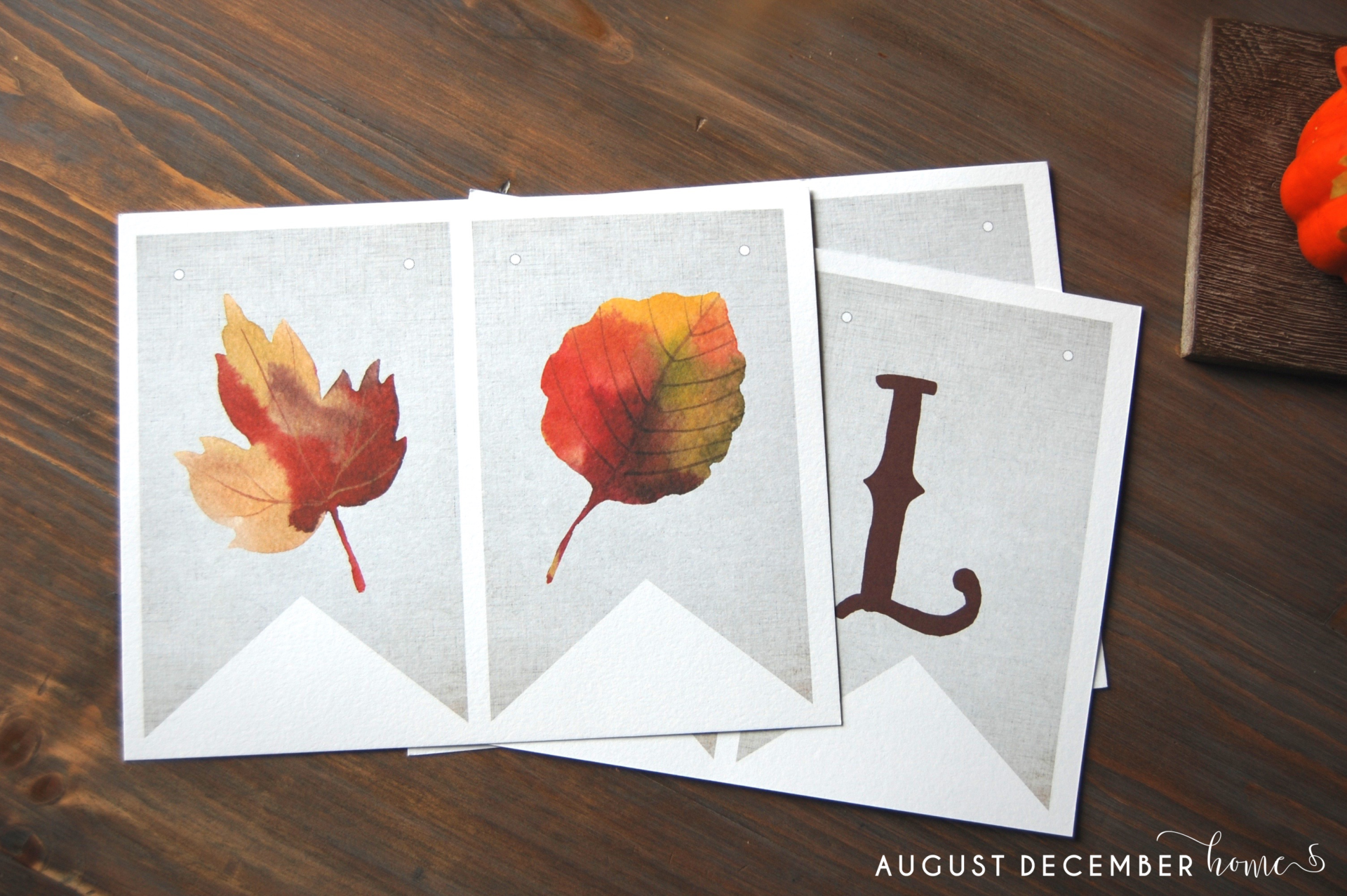 free printable thanksgiving banner