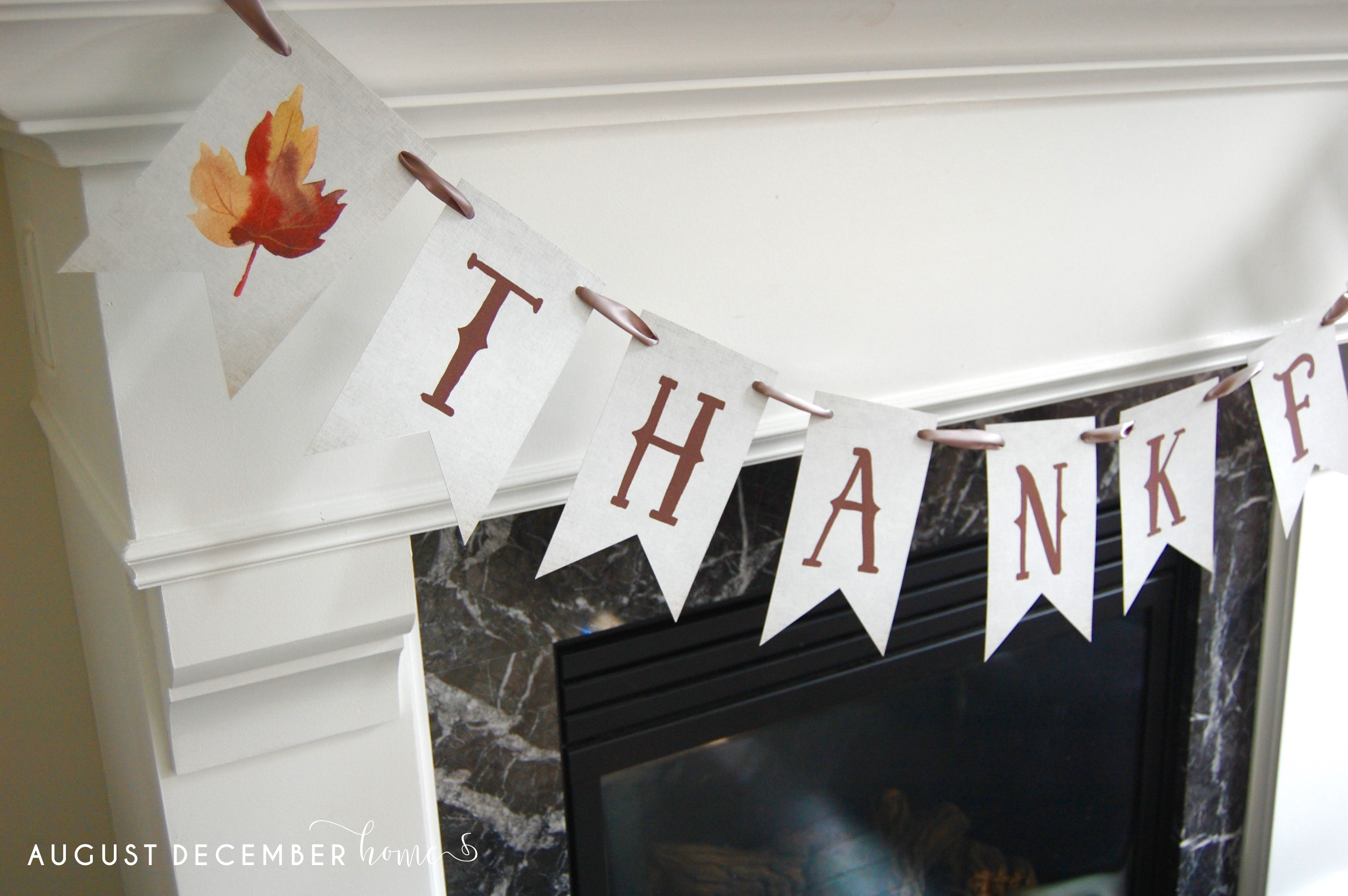 free printable thanksgiving banner