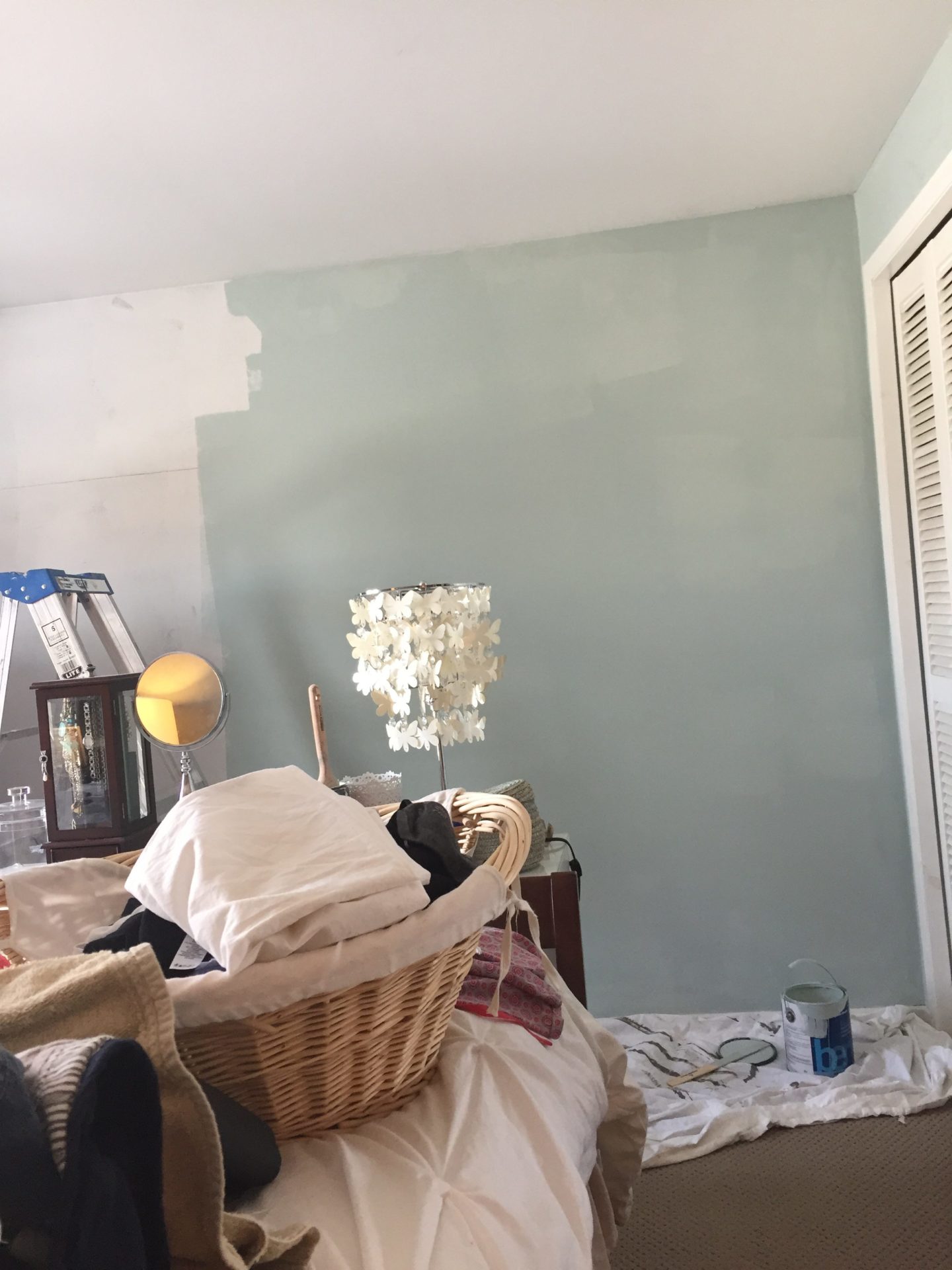 Painting Bedroom Benjamin Moore Woodlawn Blue