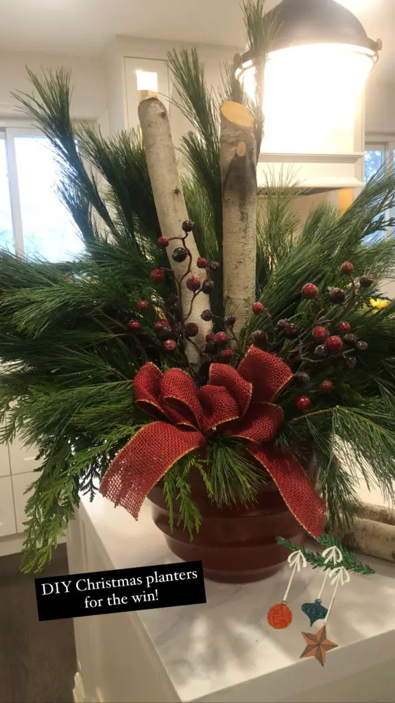 Gorgeous Christmas Planter