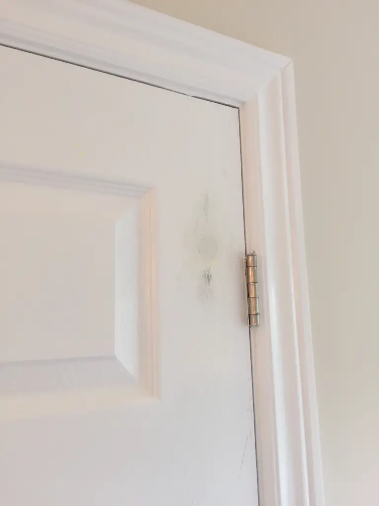 how to fix a hole in a door