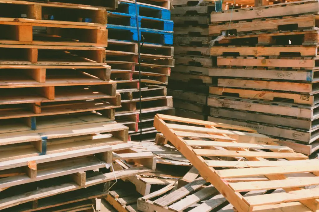 Pile of Wooden Pallets