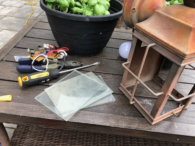 Exterior lamp restoration process