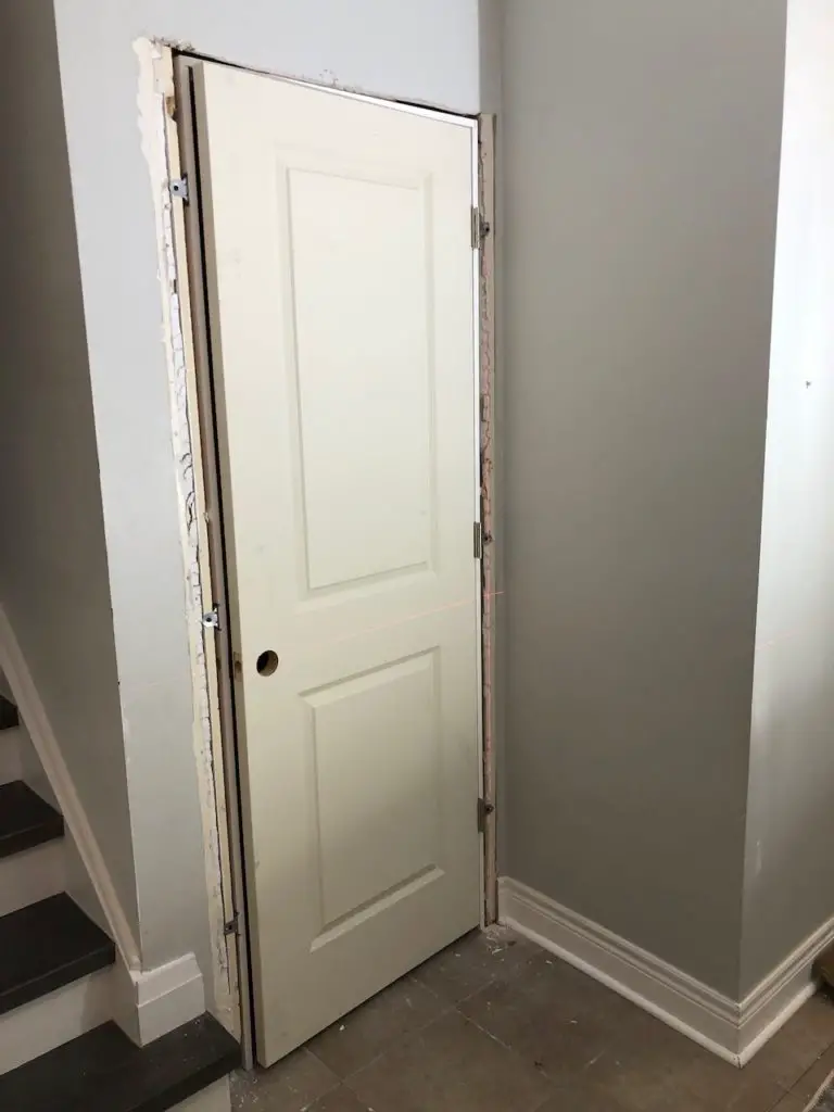 leveling a pre-hung door leveling a pre-hung door