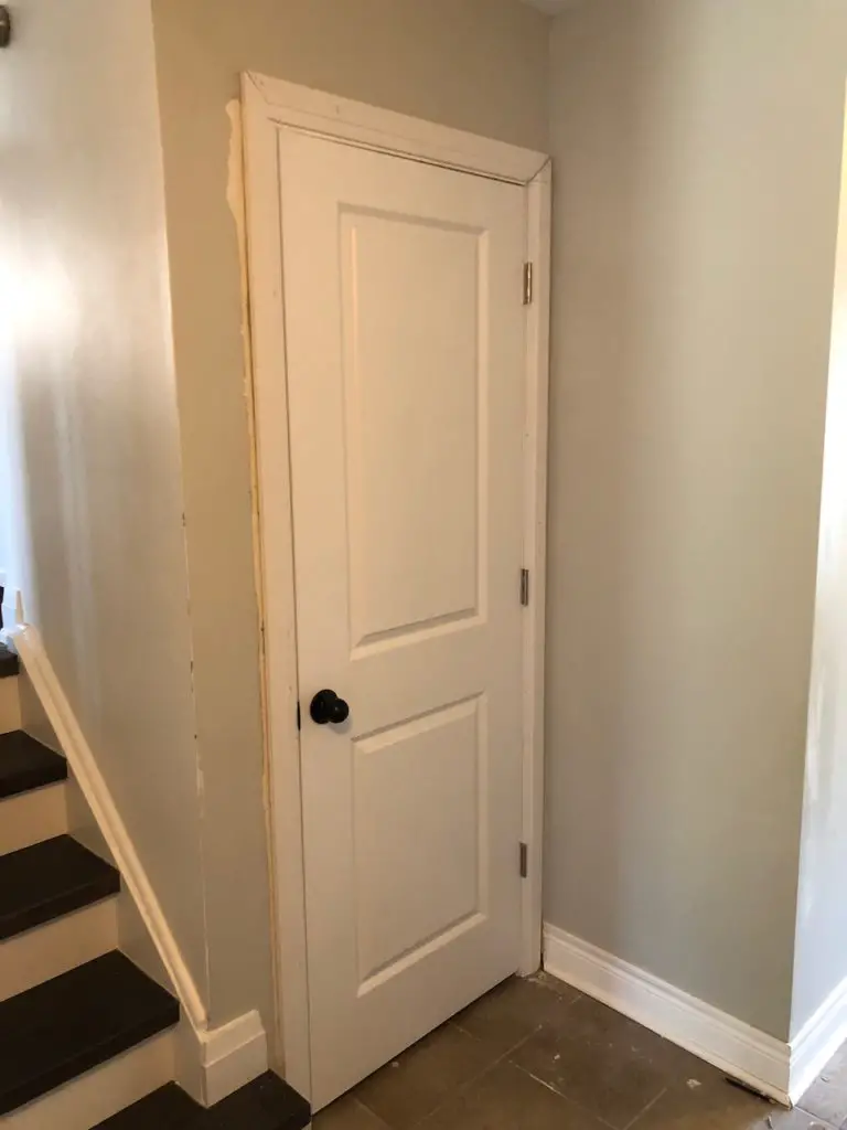 Pre-hung Door Installed